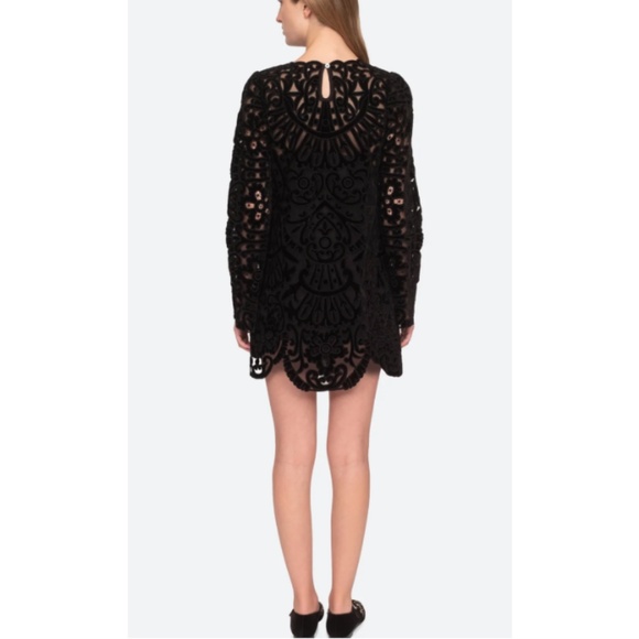 Sea New York Black Lace Mini Dress - Picture 2 of 7